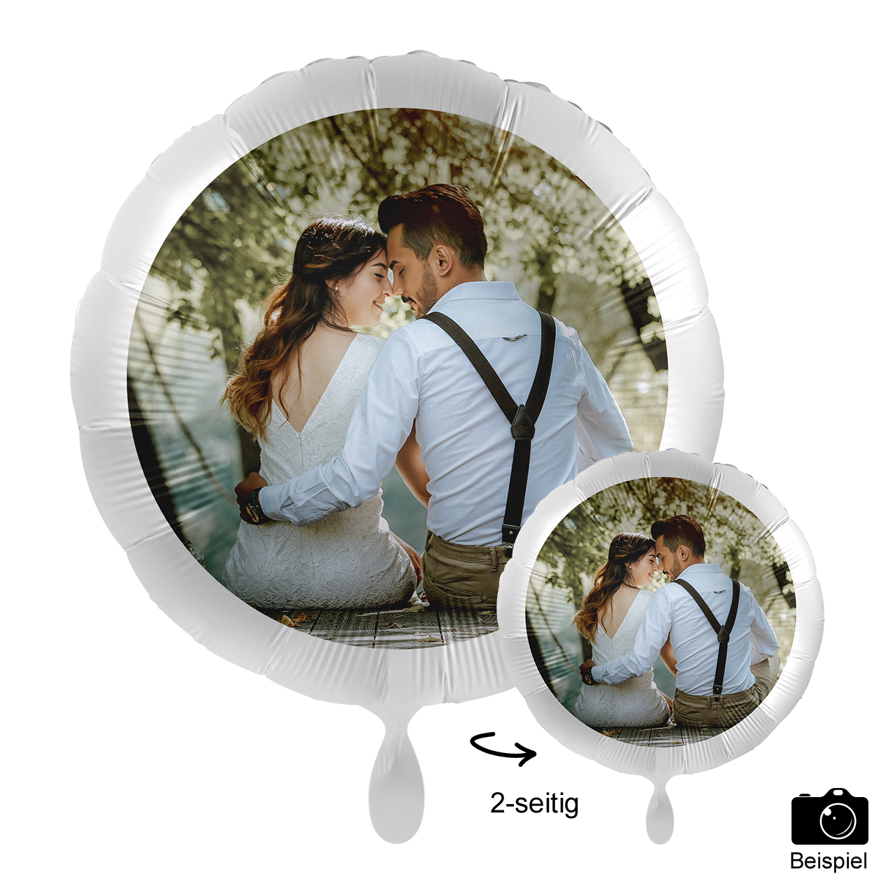 Ballon mit Foto - Rundballon