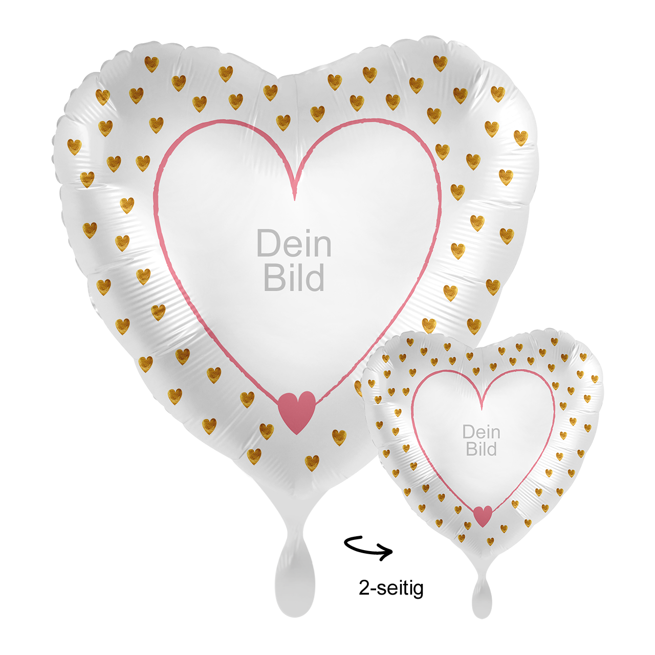 Ballon mit Foto - Ich liebe Dich