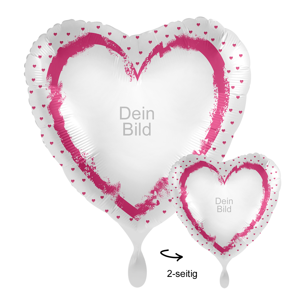 Ballon mit Foto - With All My Heart