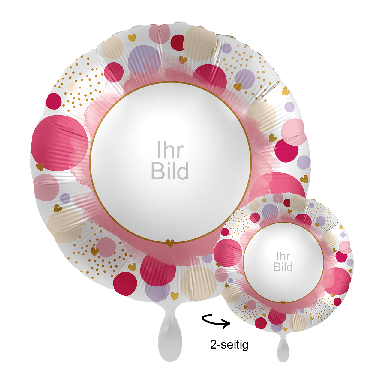 Ballon mit Foto - Sweet Birthday