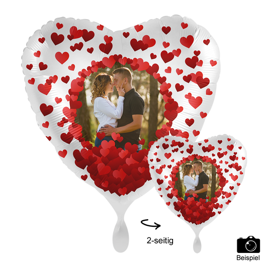 Ballon mit Foto - I Love You
