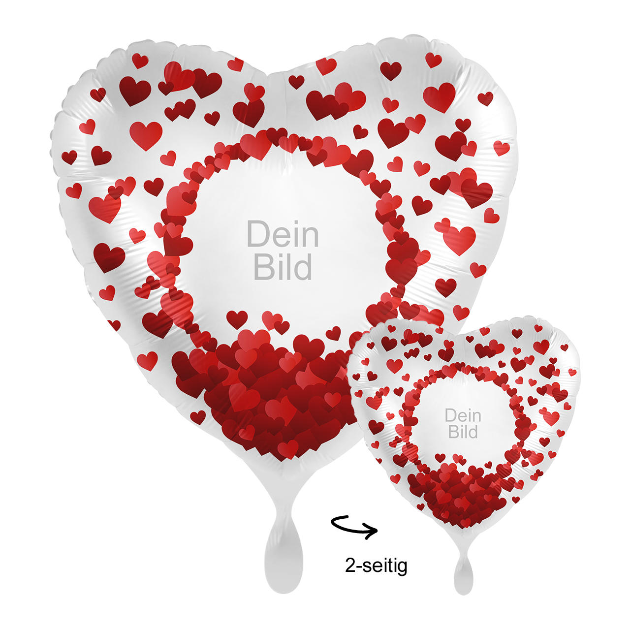 Ballon mit Foto - I Love You