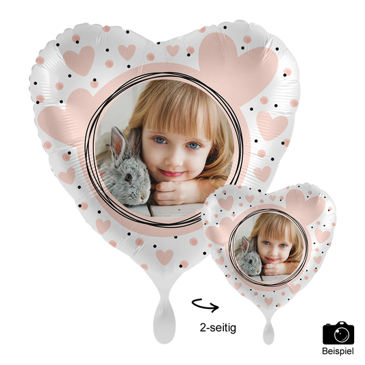 Ballon mit Foto - Glossy Birthday