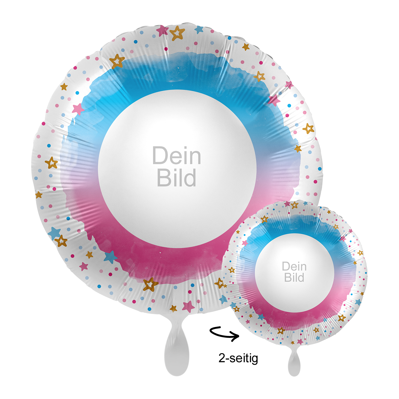 Ballon mit Foto - BOY or GIRL