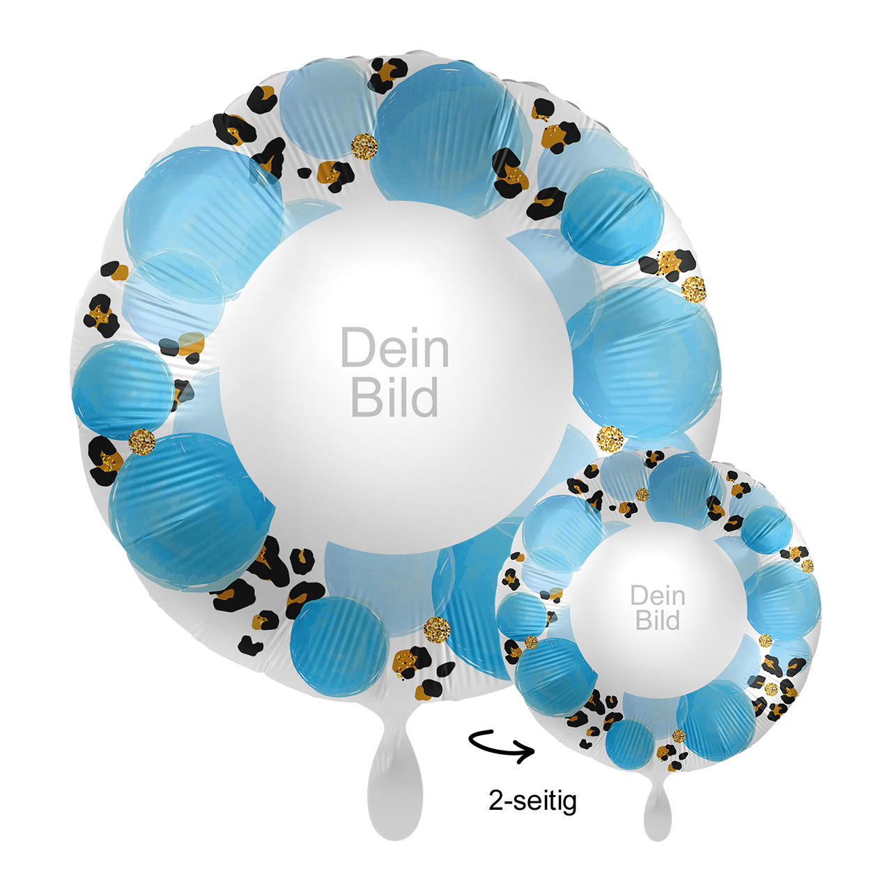 Ballon mit Foto - Baby Boy Leopard
