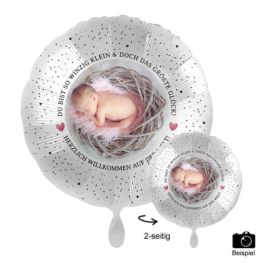Ballon mit Foto - Little Cute Baby Girl