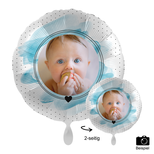 Ballon mit Foto - Welcome to the World, Baby Boy!