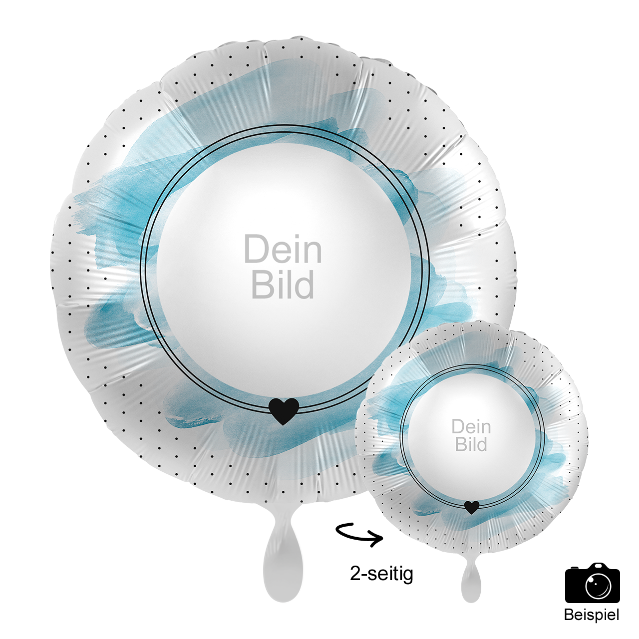 Ballon mit Foto - Welcome to the World, Baby Boy!