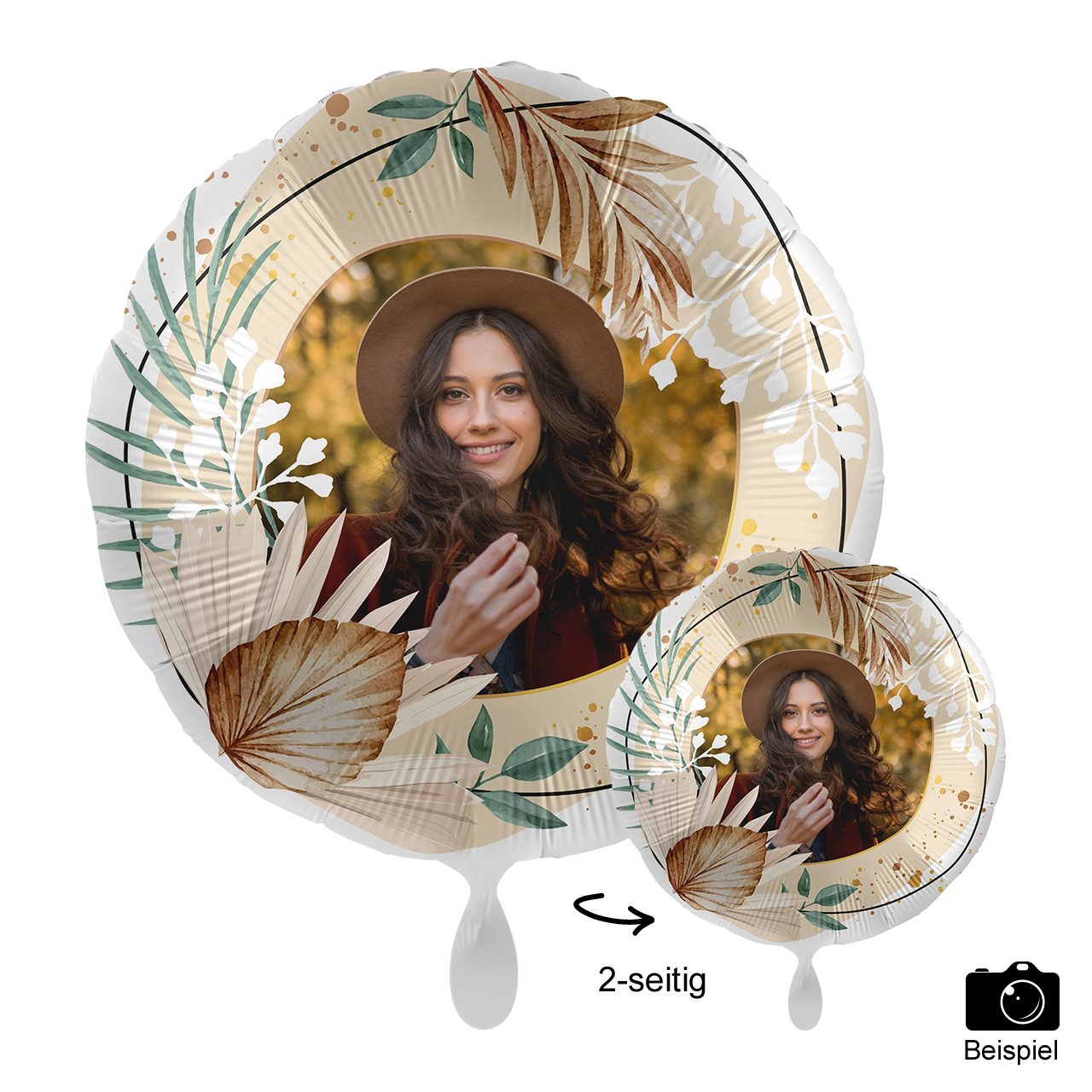 Ballon mit Foto - Bohemian Birthday