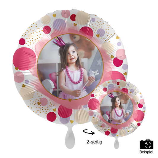 Ballon mit Foto - Sweet Birthday
