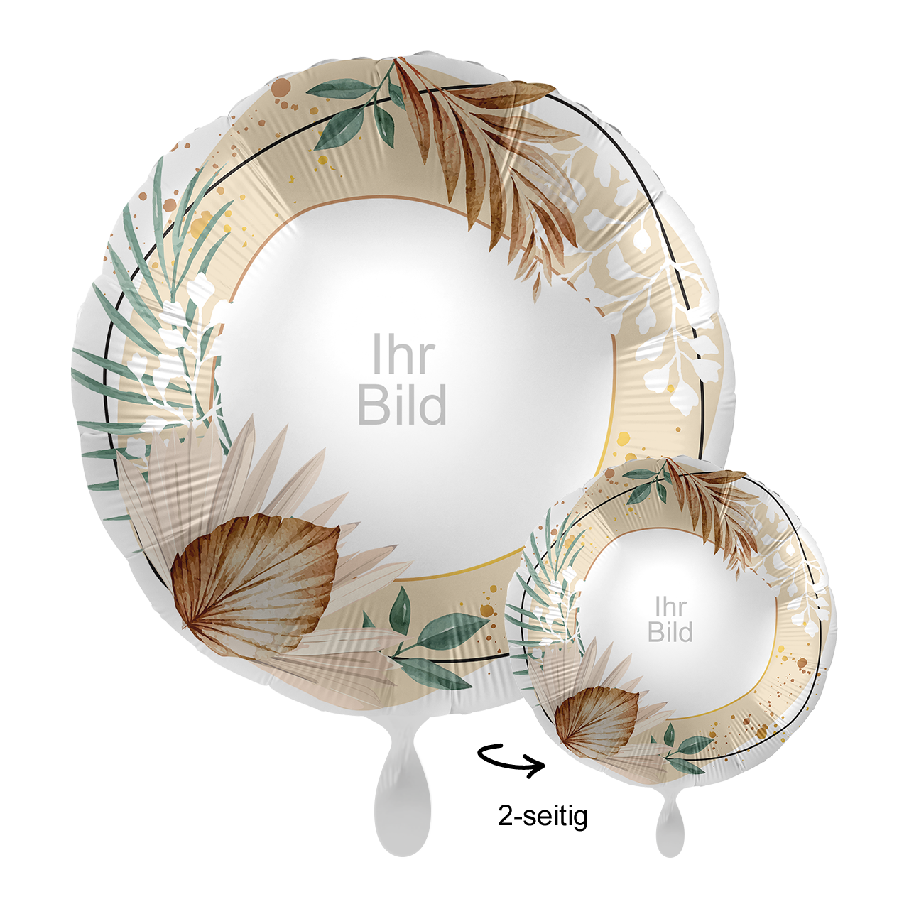 Ballon mit Foto - Bohemian Birthday