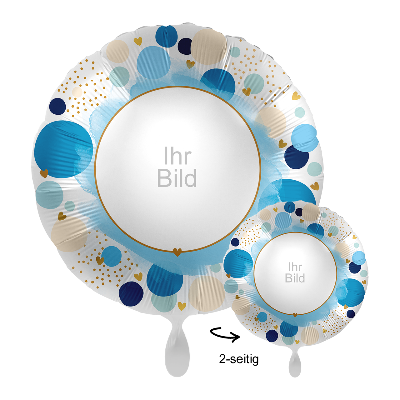 Ballon mit Foto - Lucky Birthday